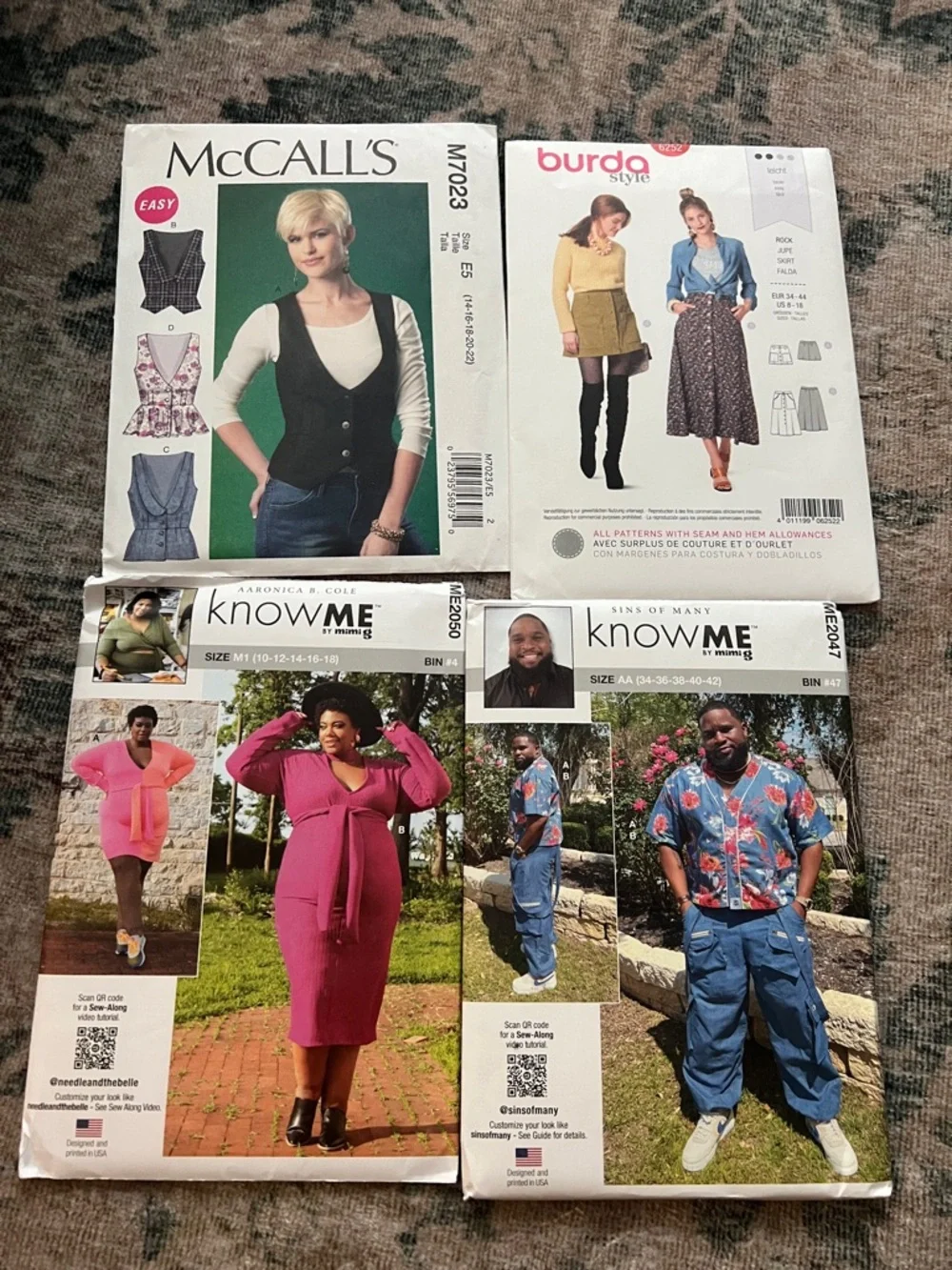 KnowMe & McCall's Sewing Pattern Lot - Assorted sizes - Picture 3 of 5